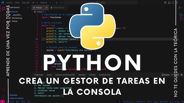 [ PYTHON ] Crea un gestor de tareas en la consola