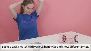 Jesslab Spiral Hair Ties For Ladies 10-Pack