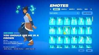 All *NEW* Fortnite Icon Series Dances & Emotes! (Korra!) by Coltify 4,021 views 3 weeks ago 13 minutes, 5 seconds