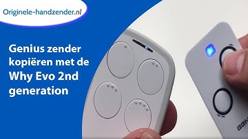 Genius zender kopiëren met de Why Evo 2nd generation