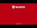 How to find products  wwwwurthcouk