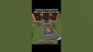 Making a bread farm with Minecraft Create Mod be like: