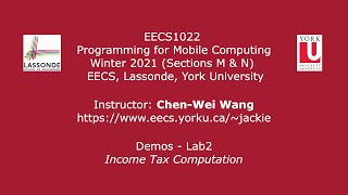 [HD] EECS1022 W21 - Demos - Lab2