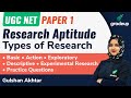 Paper 1 : Types of Research | Paper 1 | UGC NET | Gradeup | Gulshan Akhtar