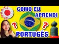 Japonesa contando a história com o BRASIL