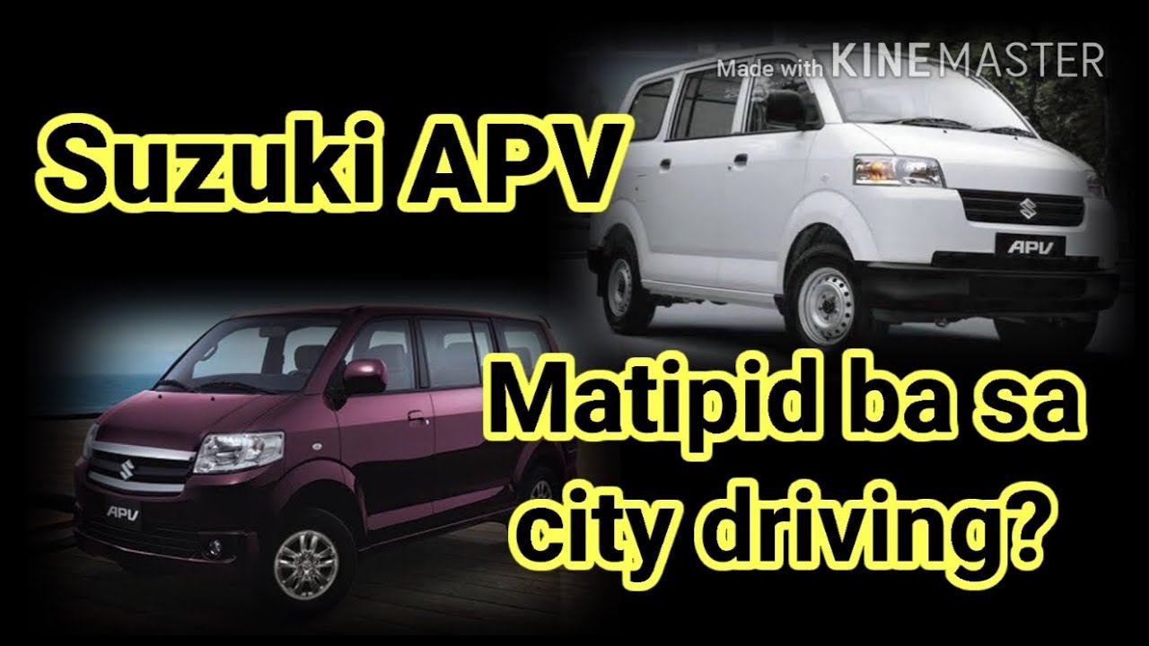 suzuki apv utility van fuel consumption