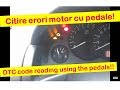 Citirea codurilor de eroare cu metoda pedale+contact 2 Corsa C Z12XE -- Read DTC codes with pedals