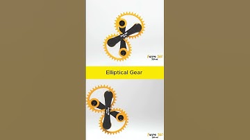 Elliptical Gear #mechanical #engineering #engineering #fusion360 #cad #gear #solidworks