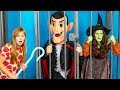 Assistant and the Witch Pretend Play Showdown with Wiggles and Waggles and PJ Masks