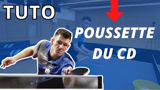 COMMENT RÉALISER UNE POUSSETTE DU COUP DROIT | Tennis de Table