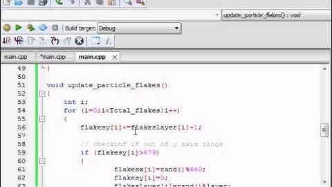 Snow falling effect tutorial