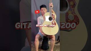 The finishing and motif are cool My J200 MYM Guitar #myj200 #mym #myj200acousticguitar