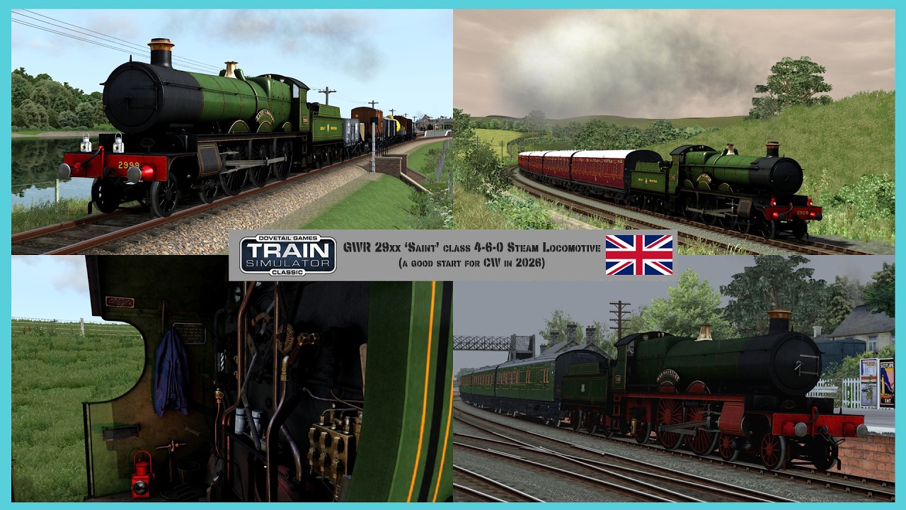 GWR 29xx 'Saint' class Steam Locomotive review ~ Train Simulator