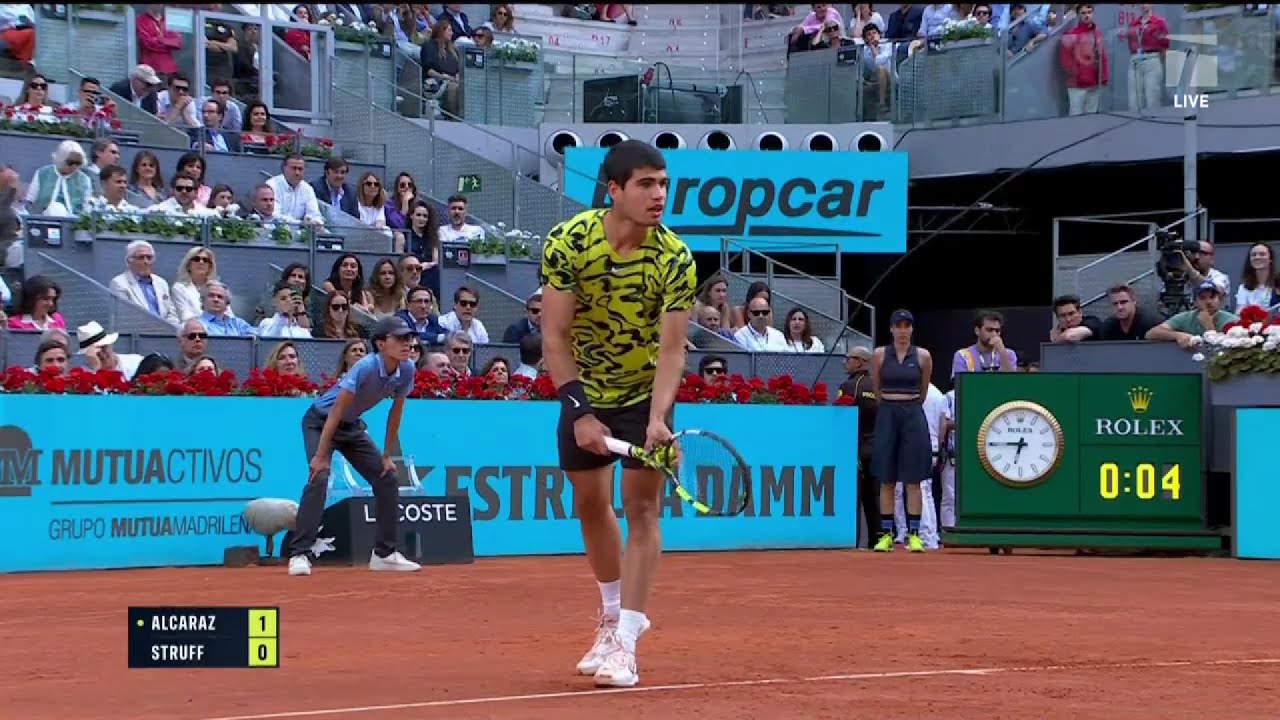 Madrid Open Mens Final Carlos Alcaraz vs Jan-Lennard Struff 🇪🇸🏆 Tennis Highlights