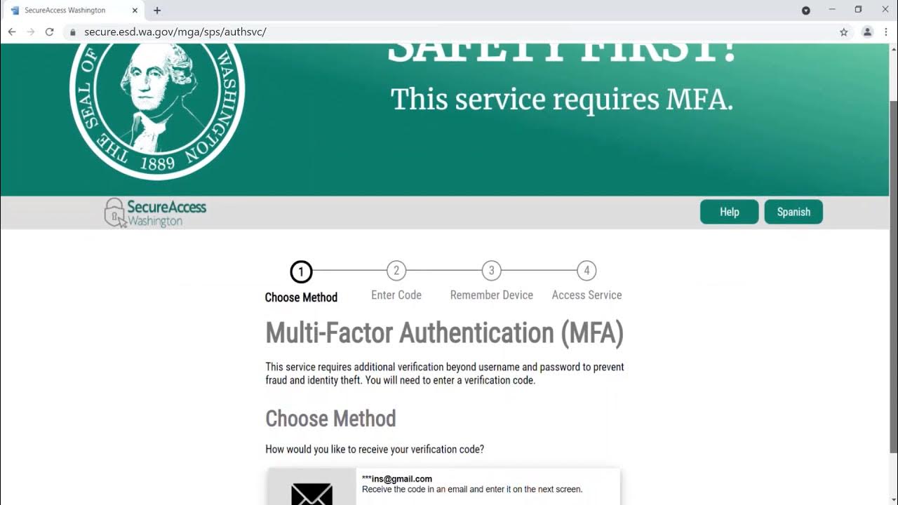 Creating an ESD account w twostep verification (also called multi