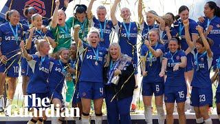 Chelsea women win fifth consecutive WSL title: 'I can't believe it'