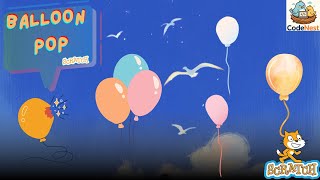 “Scratch Balloon Pop Game 🎈 | Easy Game Project for Beginners”