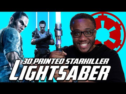 3D Printed Starkiller Lightsaber