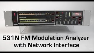 531N  FM Modulation Analyzer with Network Interface