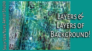 Many Layers of Background || Art Journal Experiments