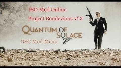 Xbox 360/PS3: 007 QoS Mod Menu Online Project Bondevious MP v1.2 UPDATE |ISO Modding|