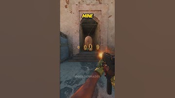 NEW B SITE SELF POP FLASH ON DUST 2 #shorts #cs2