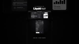 Liquid nav: a glass mega menu in HTML, CSS & JavaScript