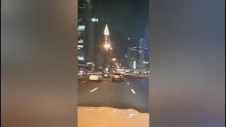 JALAN-JALAN DI MALAM HARI || LIHAT PEMANDANGAN DUBAI DARI DALAM MOBIL