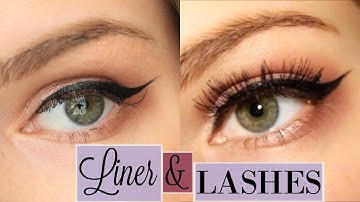 Winged Eyeliner & False Lashes // Makeup For Beginners Series PART 4