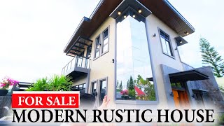 MODERN RUSTIC HOUSE FOR SALE TAGAYTAY CITY | HOUSE TOUR B54 | RESHARE