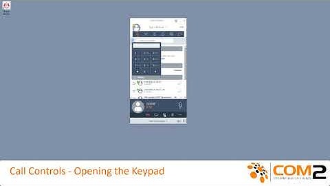 Avaya Equinox Desktop - Call Controls: Opening the Keypad