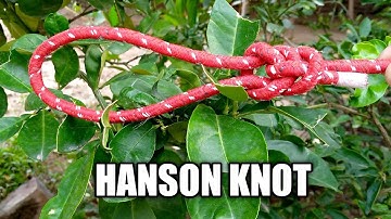 How to tie a Hanson knot|very perfect|#How|#education #hanson knot|@knots factory