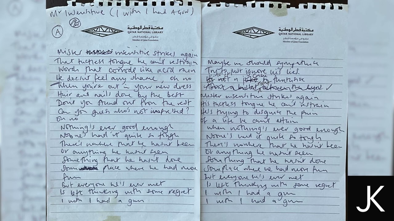 Jonty Keys - “I Wish I Had A Gun” | Official Lyric Video | The Story So Far