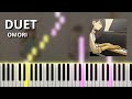 Duet  omori ost piano tutorial