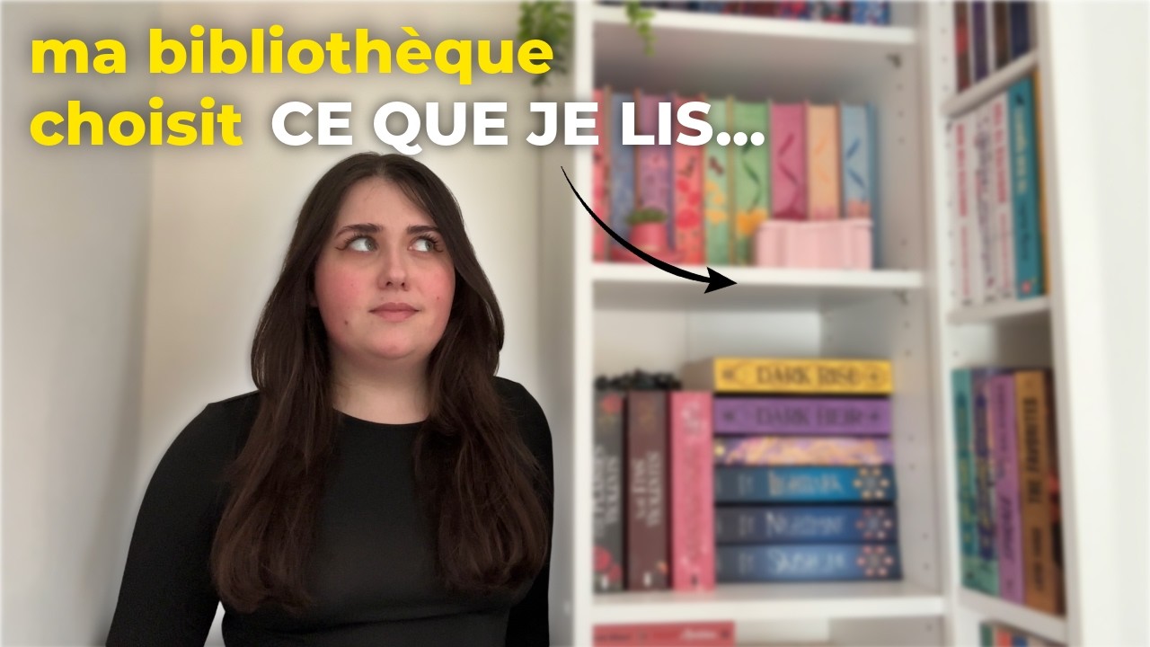 Ma bibliothèque choisit ma prochaine lecture...😨💘 | Épisode 4 (+VLOG LECTURE)
