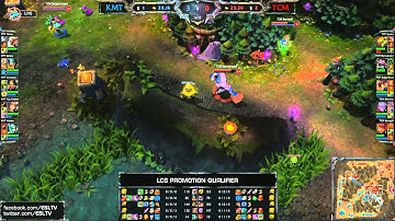 Kiedyś Miałem Team vs TCM-Gaming | 2014 EU LCS Spring Promotion Season 4 | KMT vs TCM