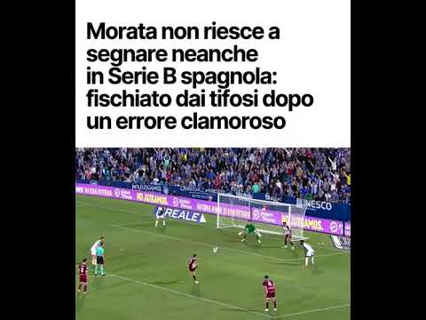 Video Morata sbaglia il gol! Fischi e delusione per i tifosi!