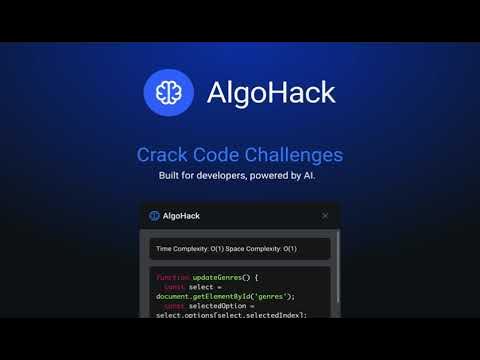 AlgoHack - AI Copilot to crack Algorithm Interview - YouTube