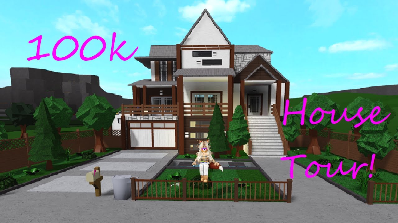 My 100k Bloxburg House Tour - Roblox - YouTube