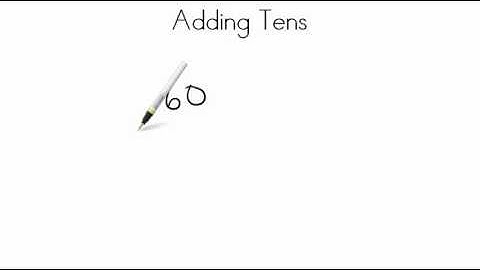 AdaptedMind Math - Adding Tens Lesson