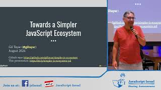 Towards a Simpler JavaScript Ecosystem - Gil Tayar (Hebrew) Net Worth