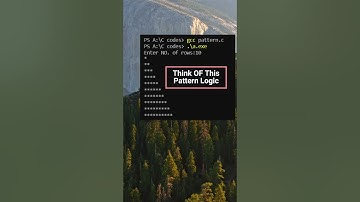🧠🤯Pattern Printing Logic ||Clanguage || Code Logic || C loops #viral #ytshorts #coder #google