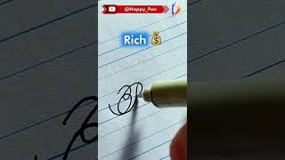 Cursive writing Rich