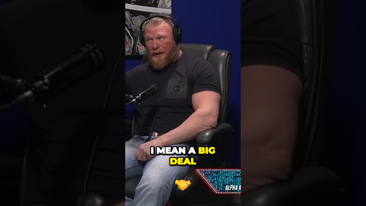 Brock Lesnar on Vince McMahon getting mad at him 🤬