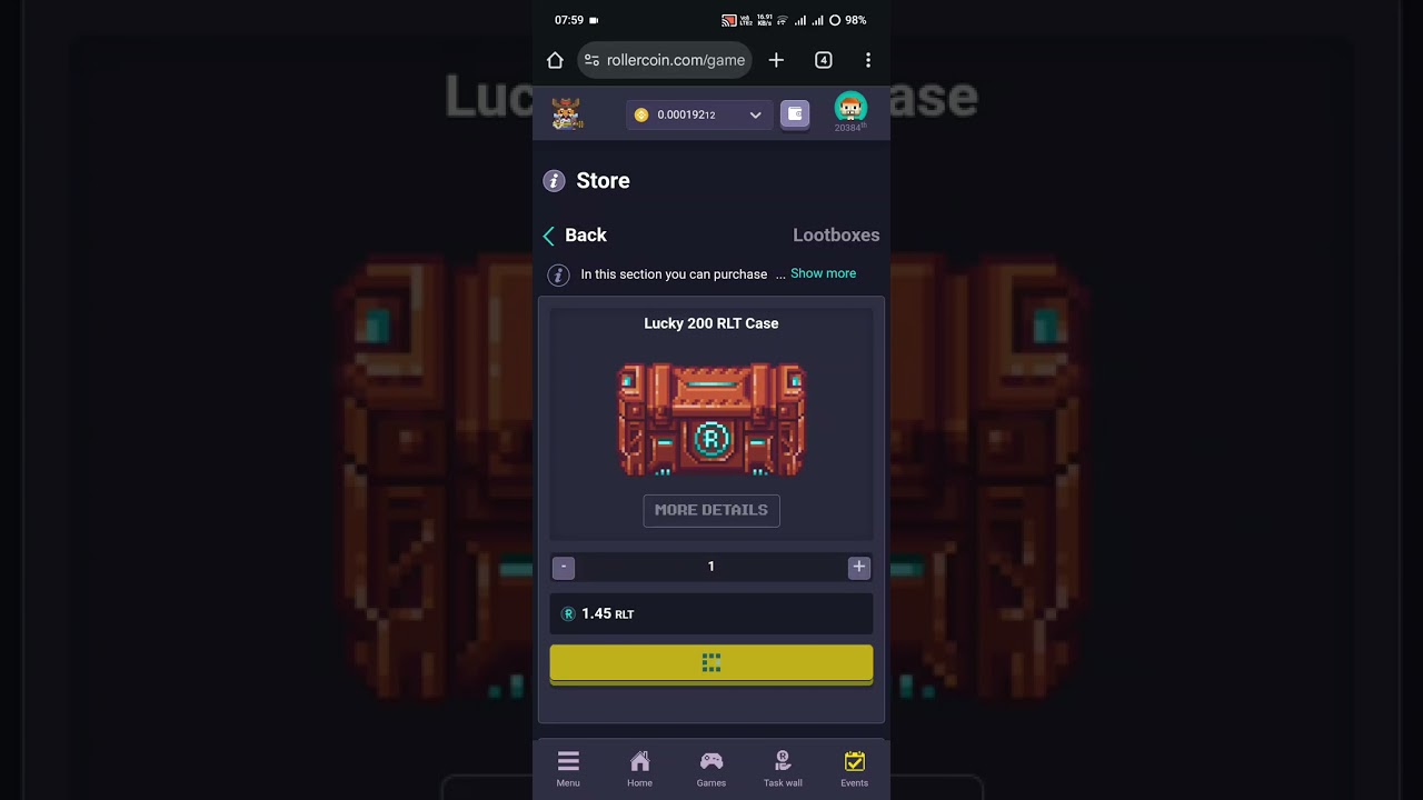 Free Mining | Rollercoin Lootbox opening | Loot box rollercoin | opening $RLT case |