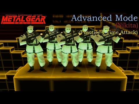 Metal Gear Solid: VR Missions - VR Training: Advanced Mode (Nikita) (Practice y Time Attack) (100%)