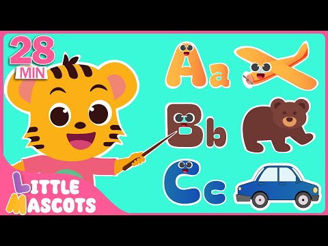 ABC Song + Colors Of The Rainbow + More Little Mascots Nursery Rhymes & Kids Songs