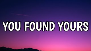 Video thumbnail of "Luke Combs - You Found Yours (Lyrics)"