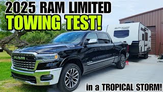 TOWING TEST! 2025 RAM 1500 Limited All New I-6 with the 6,500lbs Surveyor RV!