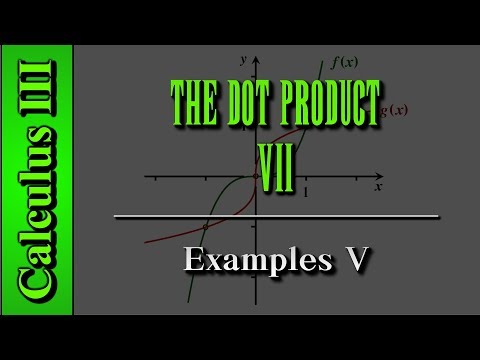 Calculus III: The Dot Product (Level 7 of 12) | Examples V